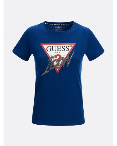 GUESS - T shirt Icon con manica corta con logo