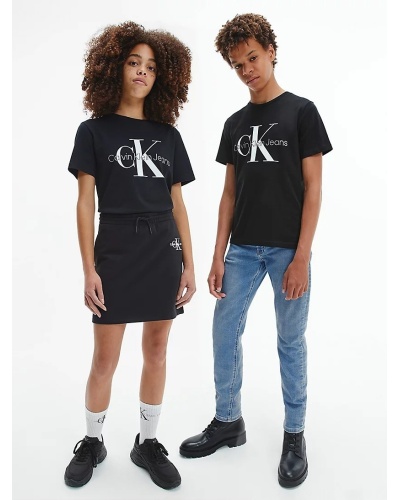 CALVIN KLEIN KIDS - T shirt unisex manica corta con logo