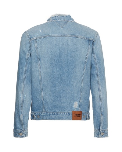 TOMMY HILFIGER - Giacca in denim con rotture