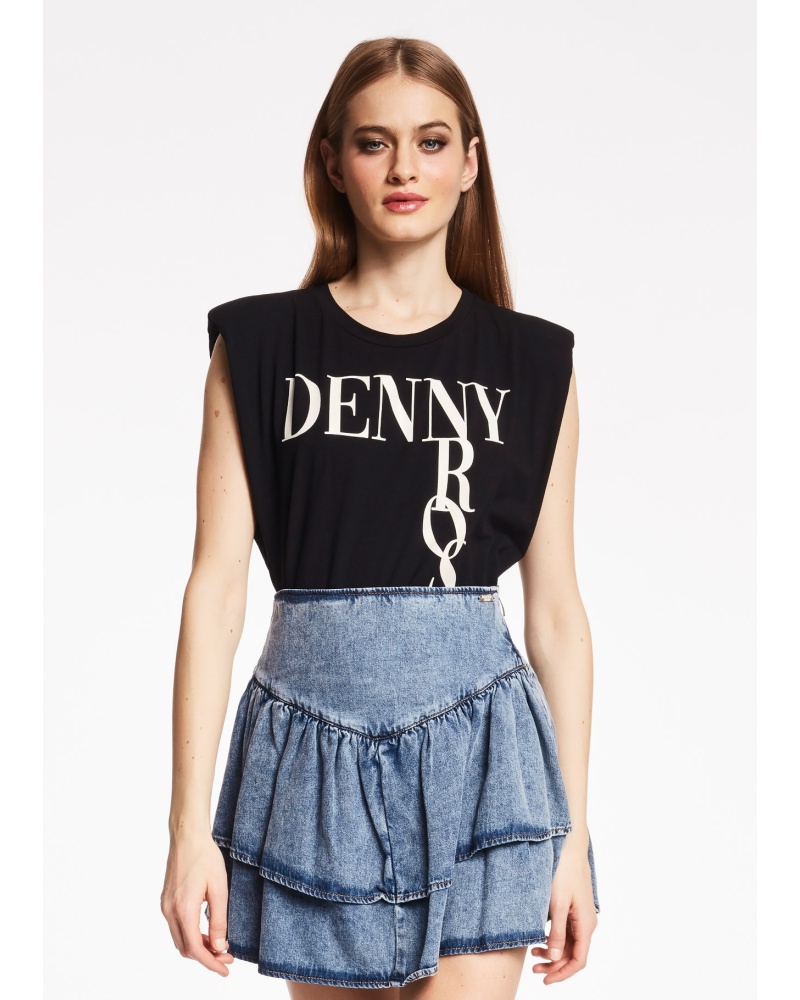 DENNY ROSE - T-shirt in jersey di cotone