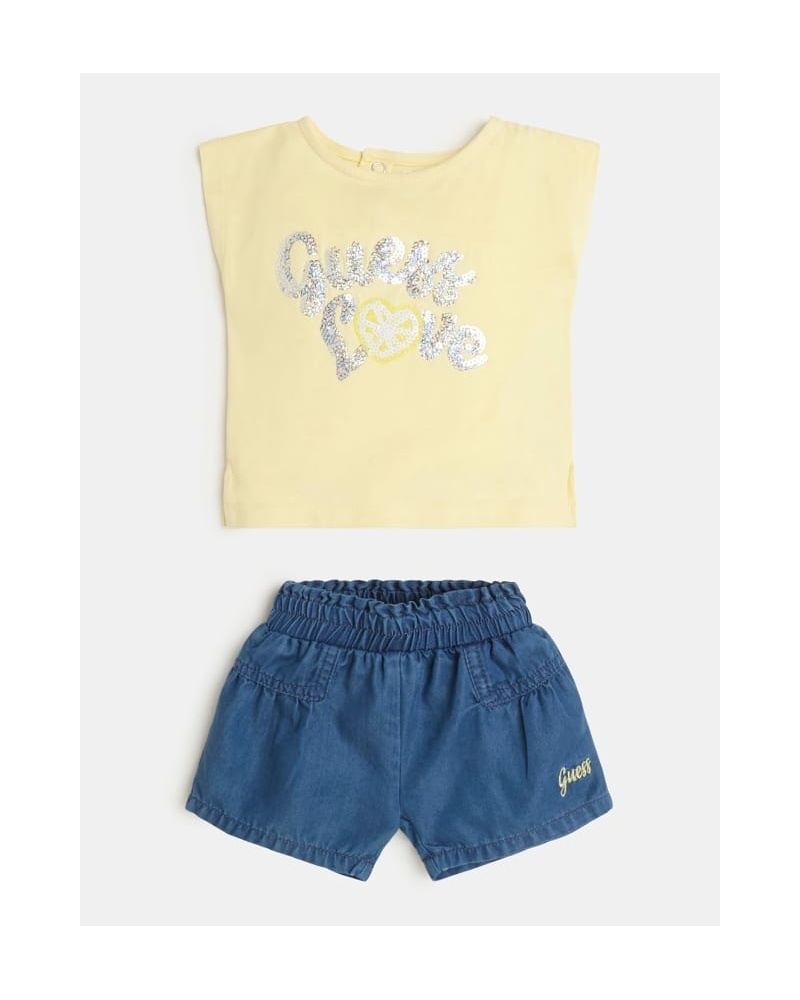 GUESS KIDS - Completo t-shirt e bermuda