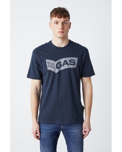 GAS - T-shirt da uomo in tessuto organico DHARIS/R BS