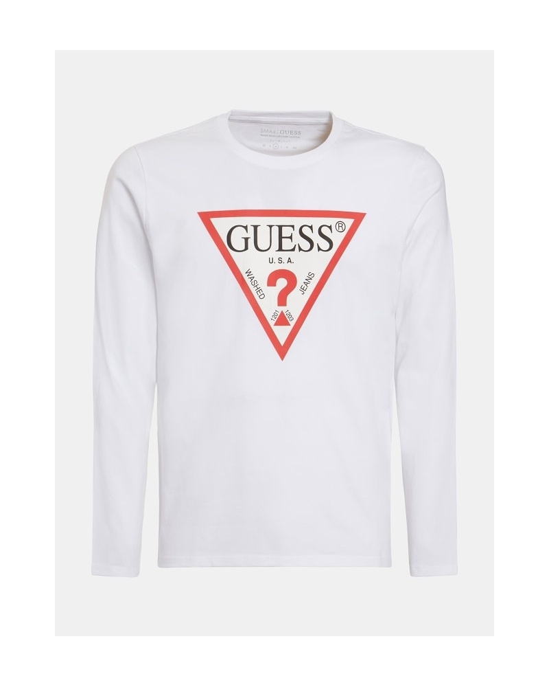 GUESS - T-shirt logo triangolo