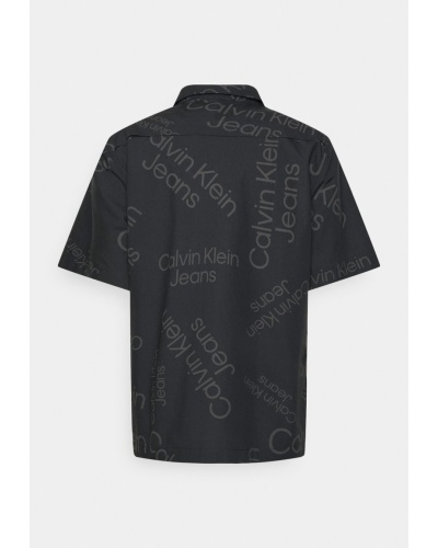 CALVIN KLEIN - Camicia manica corta logata