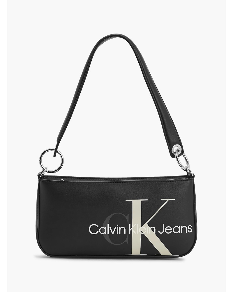 Borsa Calvin Klein nera Donna Borse Borse a spalla Calvin Klein Borse a spalla 