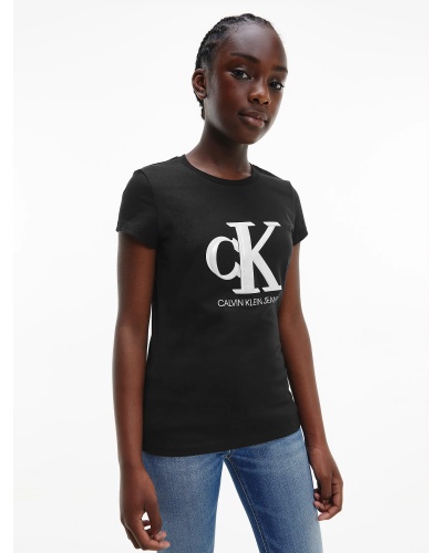 CALVIN KLEIN KIDS -  T shirt manica corta con logo