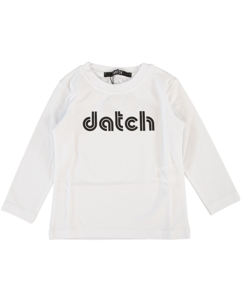 DATCH KIDS - Tshirt Bianca con logo bambino