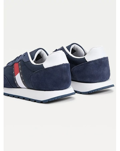 TOMMY HILFIGER - Sneakers con mix di texture