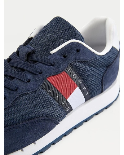 TOMMY HILFIGER - Sneakers con mix di texture