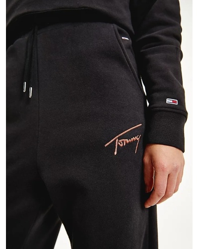 TOMMY HILFIGER - Joggers in jersey riciclato con logo firma